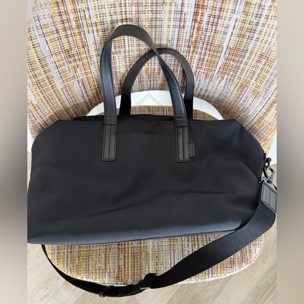 Away Everywhere Nylon Leather Travel Duffle Black Bag